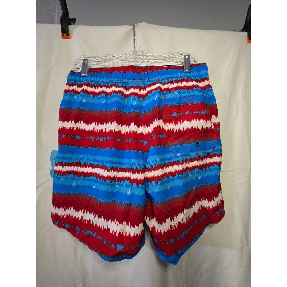 Beach Bros Acid Stripes Men's Swim Trunks Board Shorts M Multicolor PB-106-46